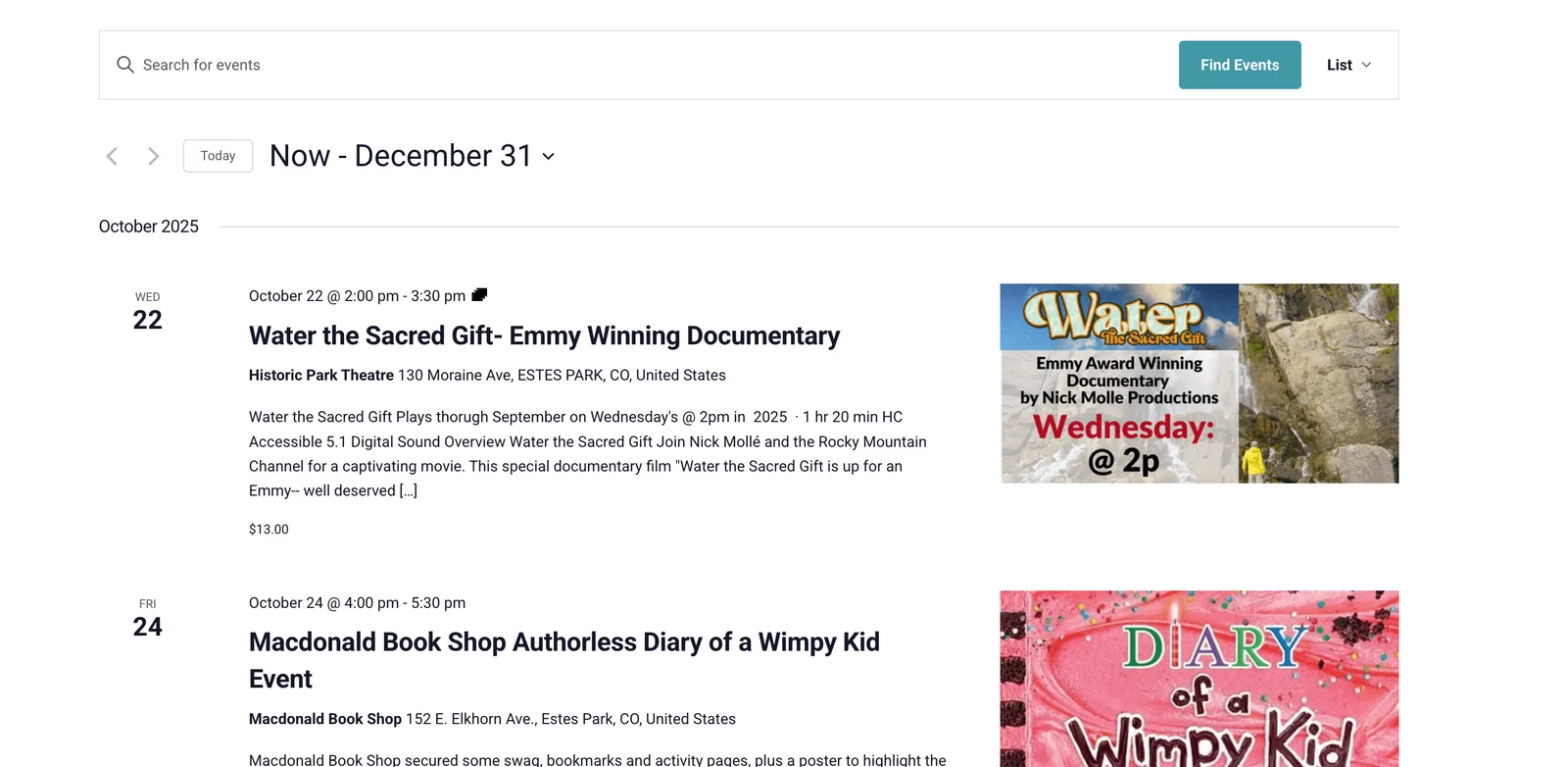 estesvalleyvoice.com — WordPress news migration & features screenshot 1